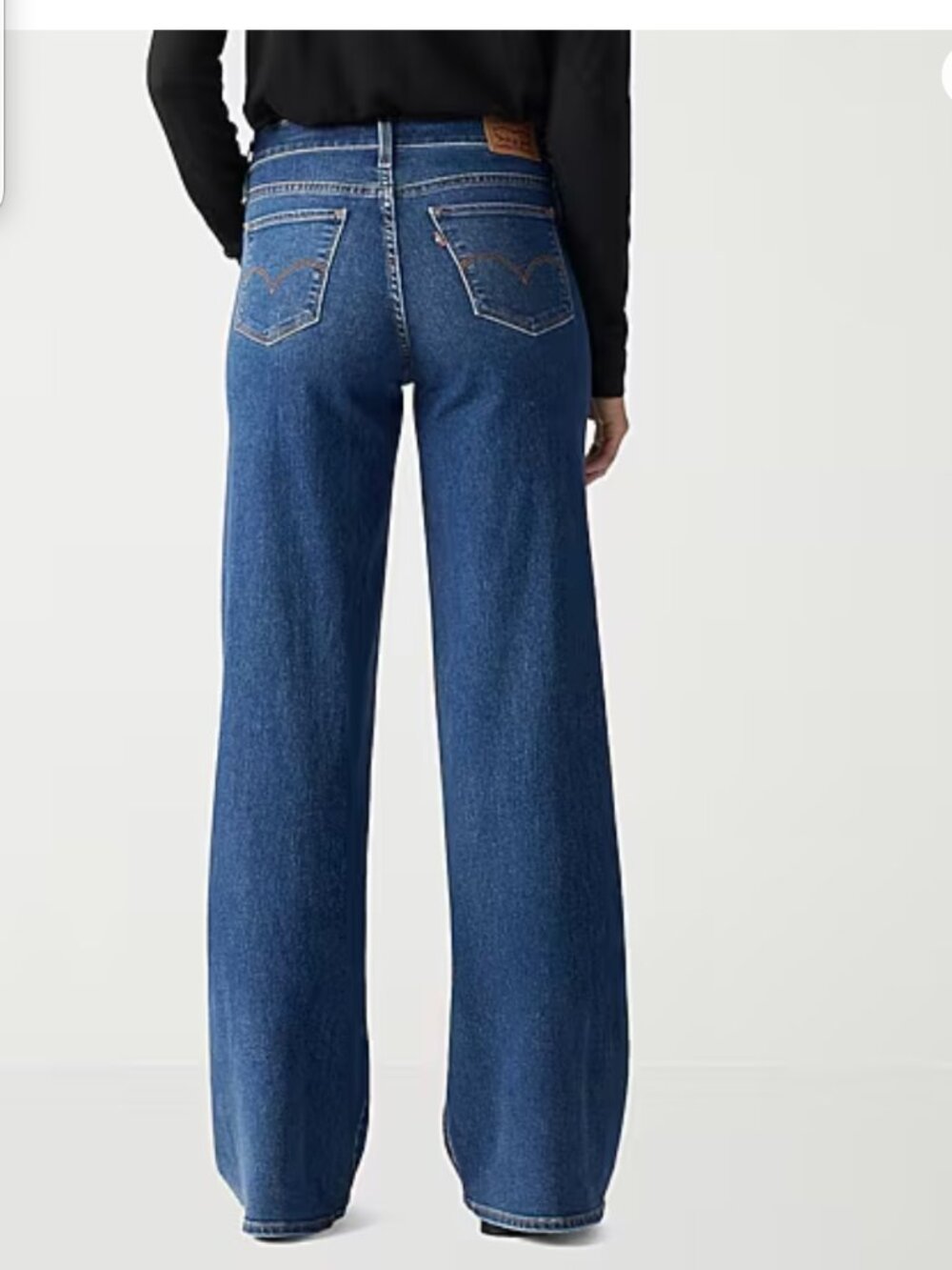 Levi's Women's 318 Shaping Wide Leg Jeans Size 32 - Picture 2 of 11